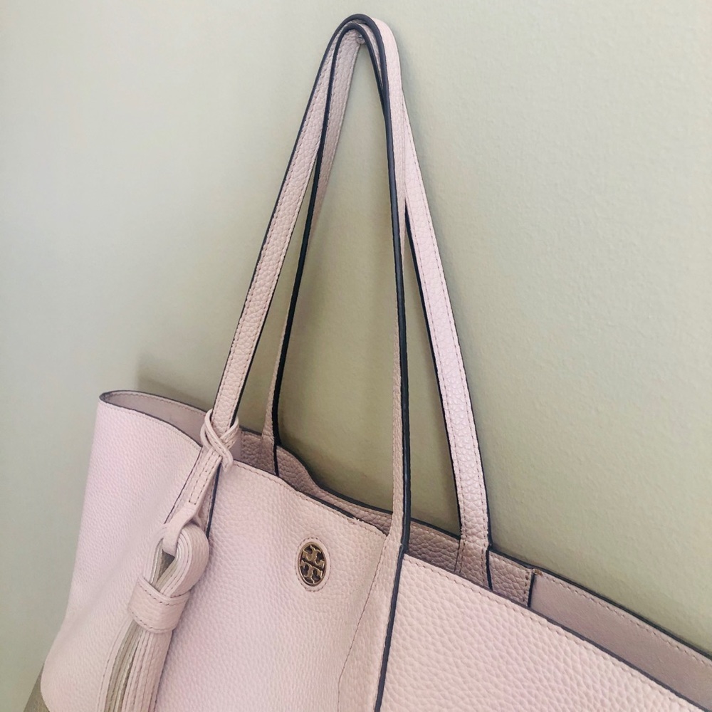 Tory Burch Color-Block Perry Tote - Picture 3 of 14